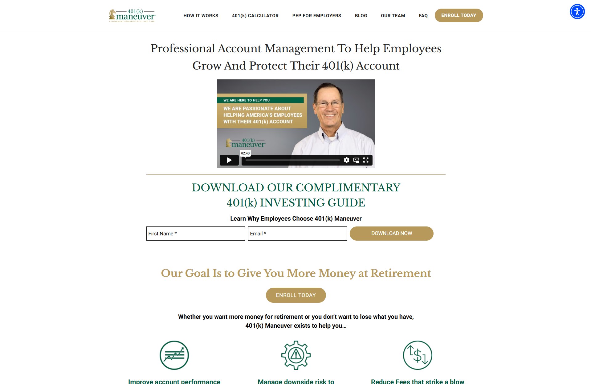 401(k) Maneuver website